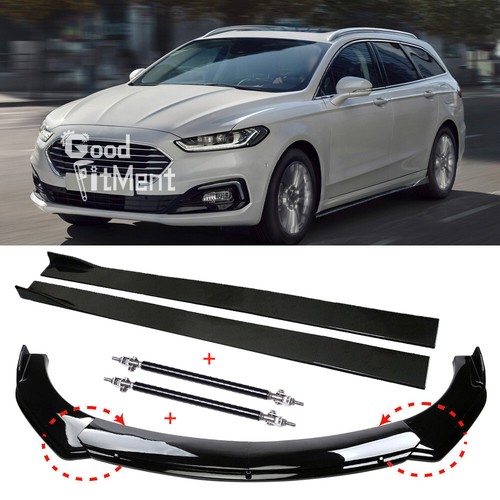 Glossy black front bumper - glossy,