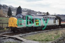 35mm Railway Slide of Class 37 37212 @ Tondu Copyright to Buyer