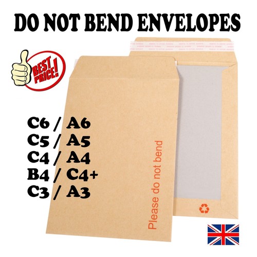 Not bend envelopes hard - bend,