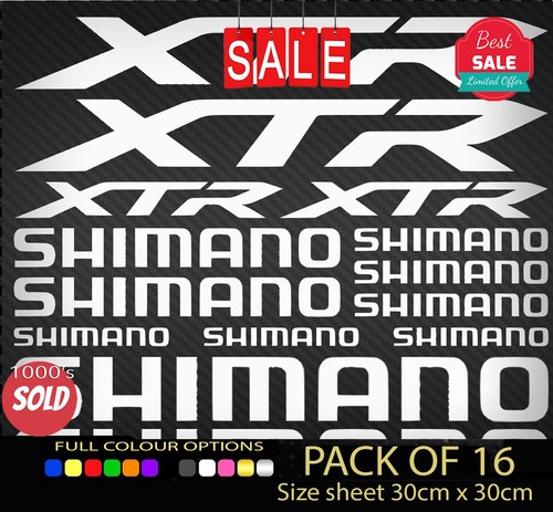 Shimano xtr vinyl decal - xtr,