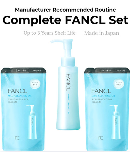 Fancl mild cleansing oil 120ml - cleansing,