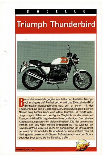 Triumph thunderbird - triumph,