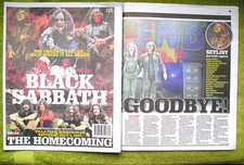 BLACK SABBATH OZZY THE HOMECOMING 48 PAGE TRIBUTE GIG @ VILLA PARK DAILY MIRROR