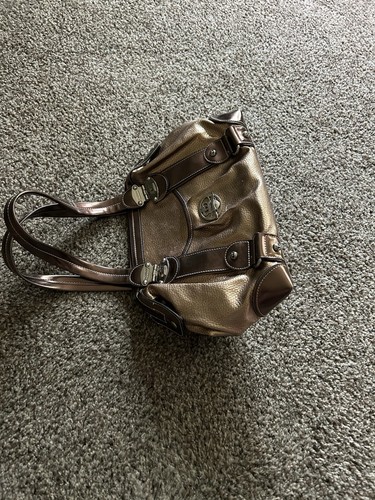 Kathy gold brown leather purse - kathy,