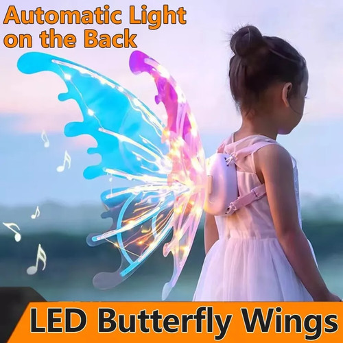 Led butterfly wings - led, kid