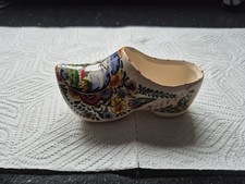 Amsterdam Vintage Clogg Floral Delftblue Pattern.