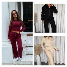 Women's Cropped Zip Up
