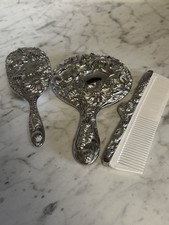 Vintage Silver Plated Vanity