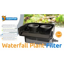 SUPERFISH WATERFALL FILTER POND FEATURE CASCADE GARDEN KOI FISH WATER FALL