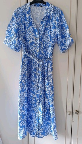 Zara blue linen - zara,