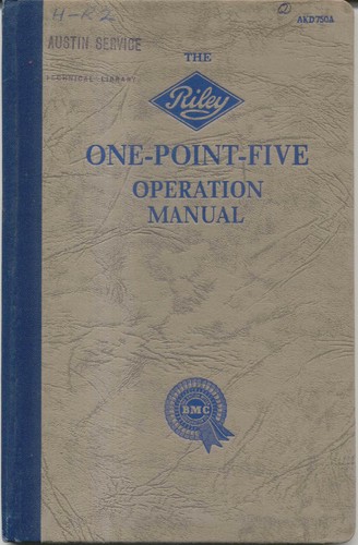 Riley one point five - one,