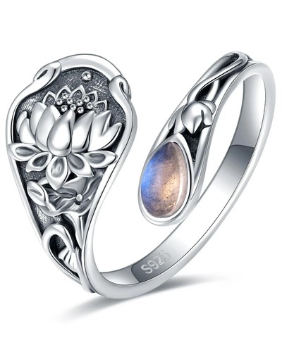 S925 sterling silver moonstone - s925-sterling-silver,