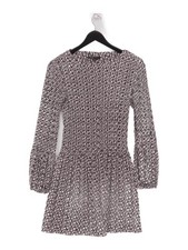 Maje A-Line Midi Dress in Pink