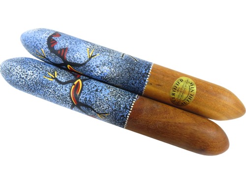 Hand painted clap sticks - hand-painted,