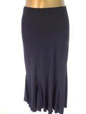 Jean Muir Navy skirt 14 fit &