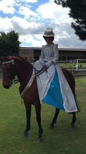 Side saddle costume Size 8