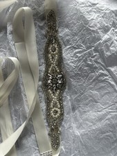 Silver Jewelled Bridal Belt