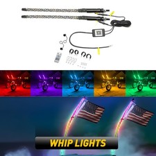 2x Whip Lights&Remote Control
