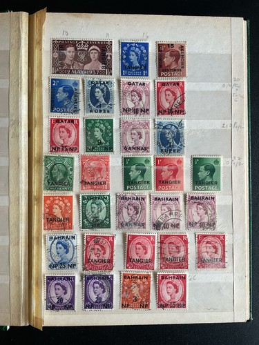 Overprint collection in - gb,