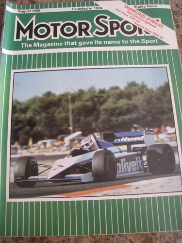 Motor sport aug 1985 - motor,