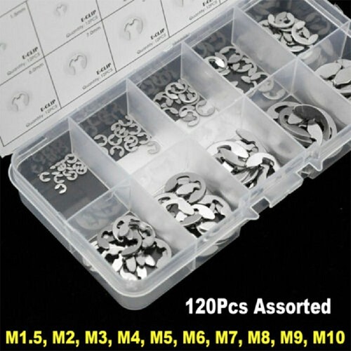 120pcs assorted clips snap - 120pcs,