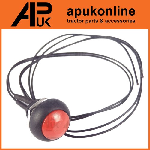 Red push button switch - red,