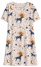 Cowboy print sleep tee - tu,