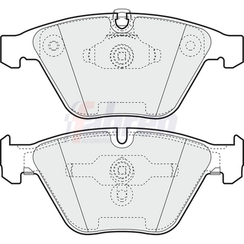 Brake pads set - pads, 7