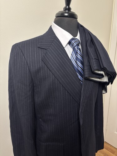 Wool flannel suit men - flannel, 44r