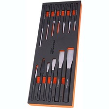 Franklin Tools Punch & Chisel Set 13 Pce Cold Chisels/Pin & Taper Punches AF1713