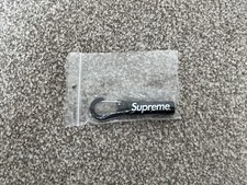 Supreme SS15 Stash Pill Carabiner Keychain - Black - Brand New Unused Accessory