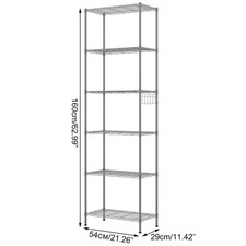 6 Tier Wire Shelving Unit