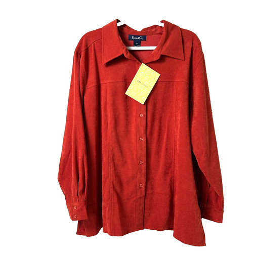Denim moleskin button up - &, co