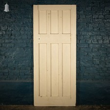 Pine Panelled Door, 6 Panel White Painted