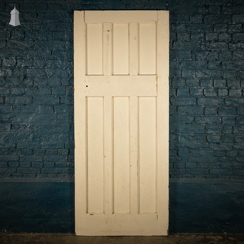 Pine panelled door panel - panelled, 6