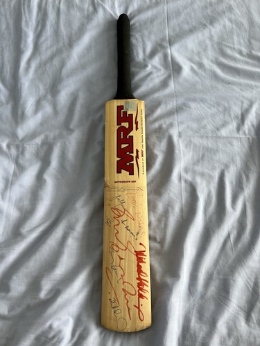 Signed mrf cricket - cricket, bat