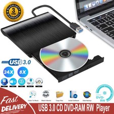 Slim External CD/DVD Drive USB