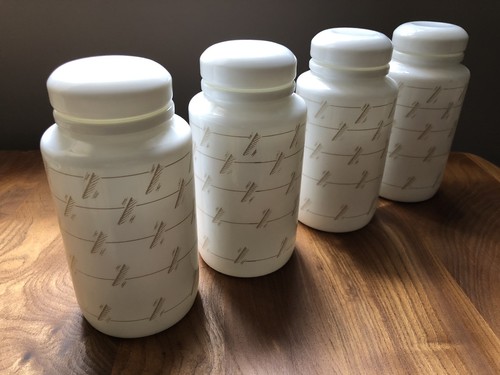 Vintage retro opaline milk - 4,