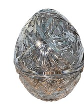 Vintage Lead Crystal Egg