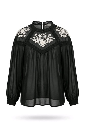 Vintage chiffon and lace - chiffon,