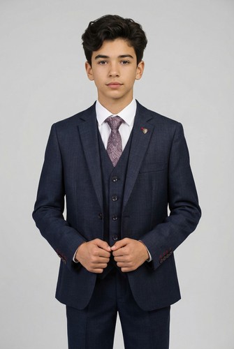 Boys navy textured - boys,