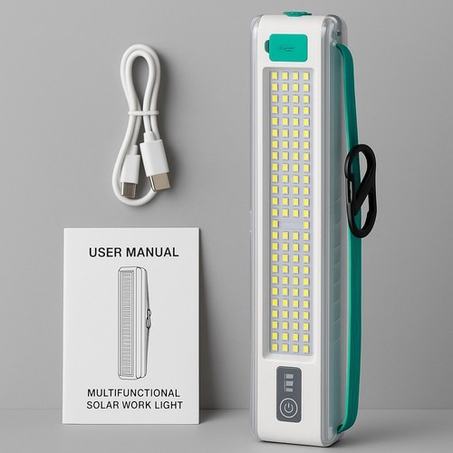Solar led work light 50w - led, usb-c
