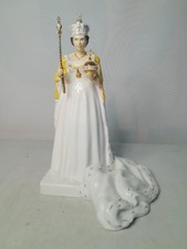 2012 Coalport Figurine HER MAJESTY QUEEN ELIZABETH II DIAMOND JUBILEE 8 Photos