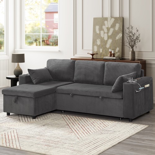 Shaped seater sofa - l,