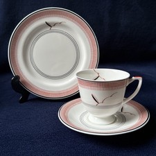 Royal Doulton Vane H4334 Vintage 1930s Art Deco Tea Trio Cup Saucer and Plate