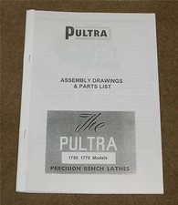 Pultra Micro Lathes Parts List