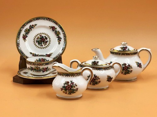 Coalport ming rose miniature - coalport,