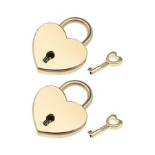 2x Heart Shaped Small Metal