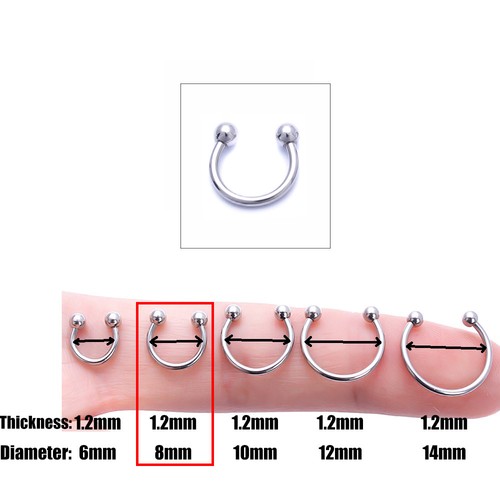 316l surgical steel horseshoe - 316l,