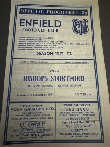 Enfield bishops stortford - v,